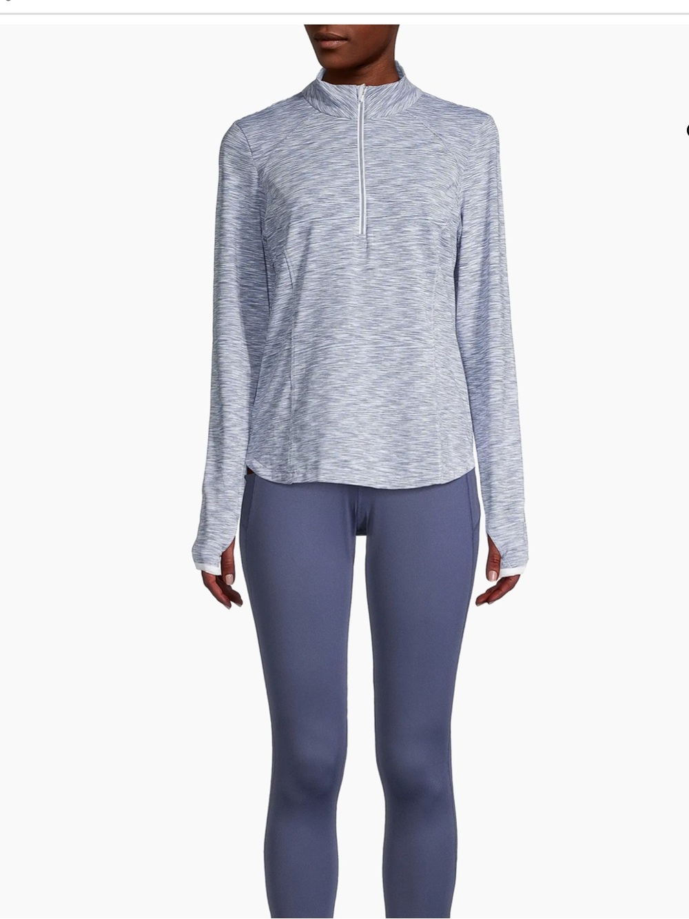 Zero Restriction Shae Half-Zip Pullover Top small